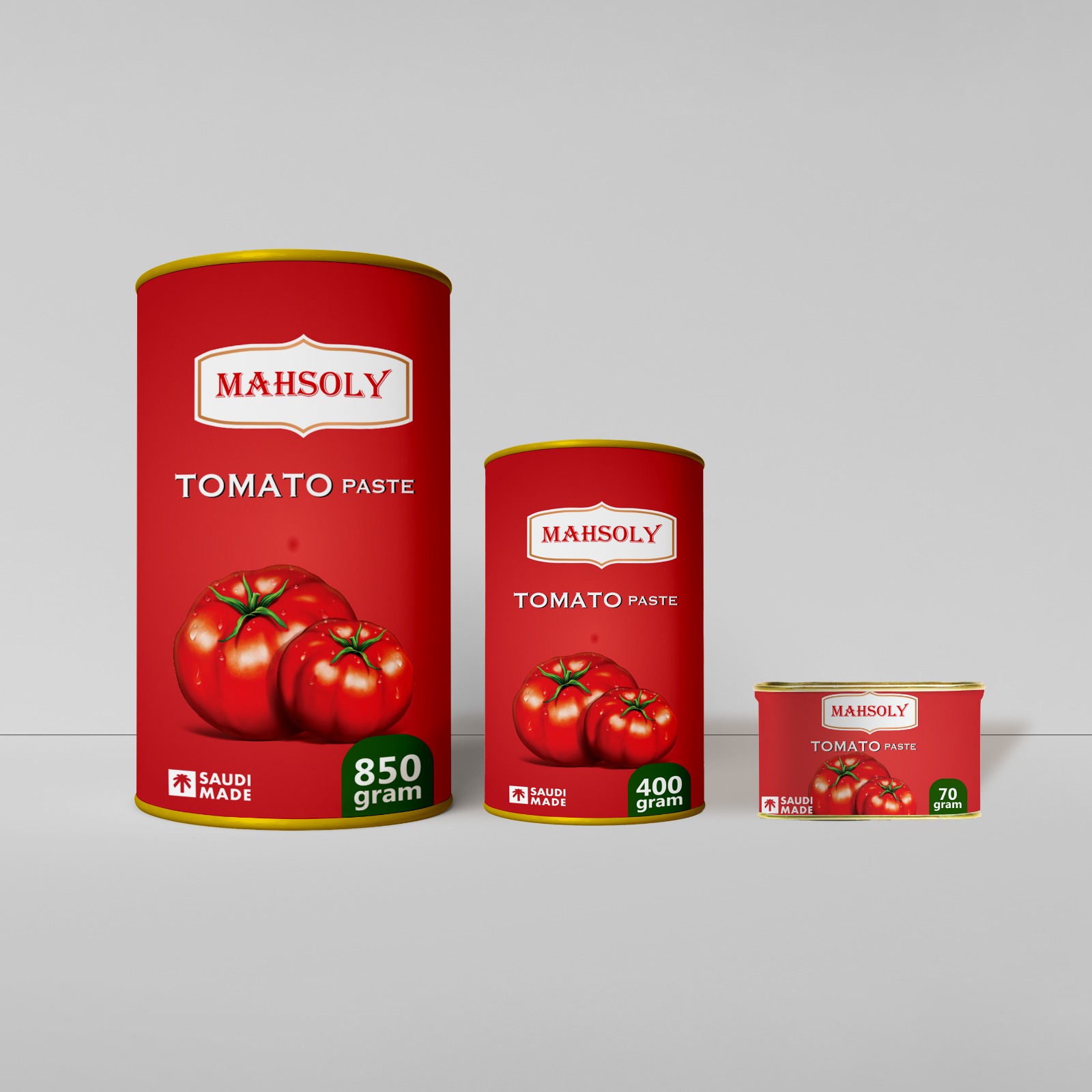 Tomato Paste <br> Size of 850g, 400, 70g with the option of Easy Open Lids & Normal Lids